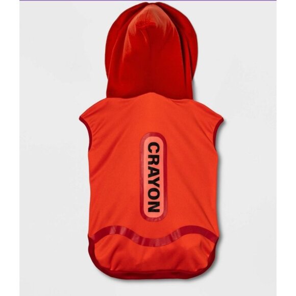 Hyde & EEK Dog Costume Hoodie Halloween Crayon Box Collection Red Size Large - Picture 2 of 5